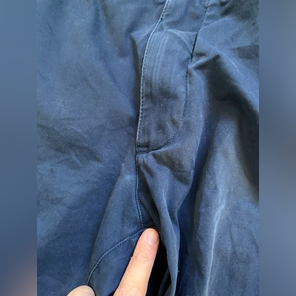 Under Amour Casual Pants Golf Pants Work Pants Khaki Blue Size 34 x 32 Men’s - Picture 4 of 11